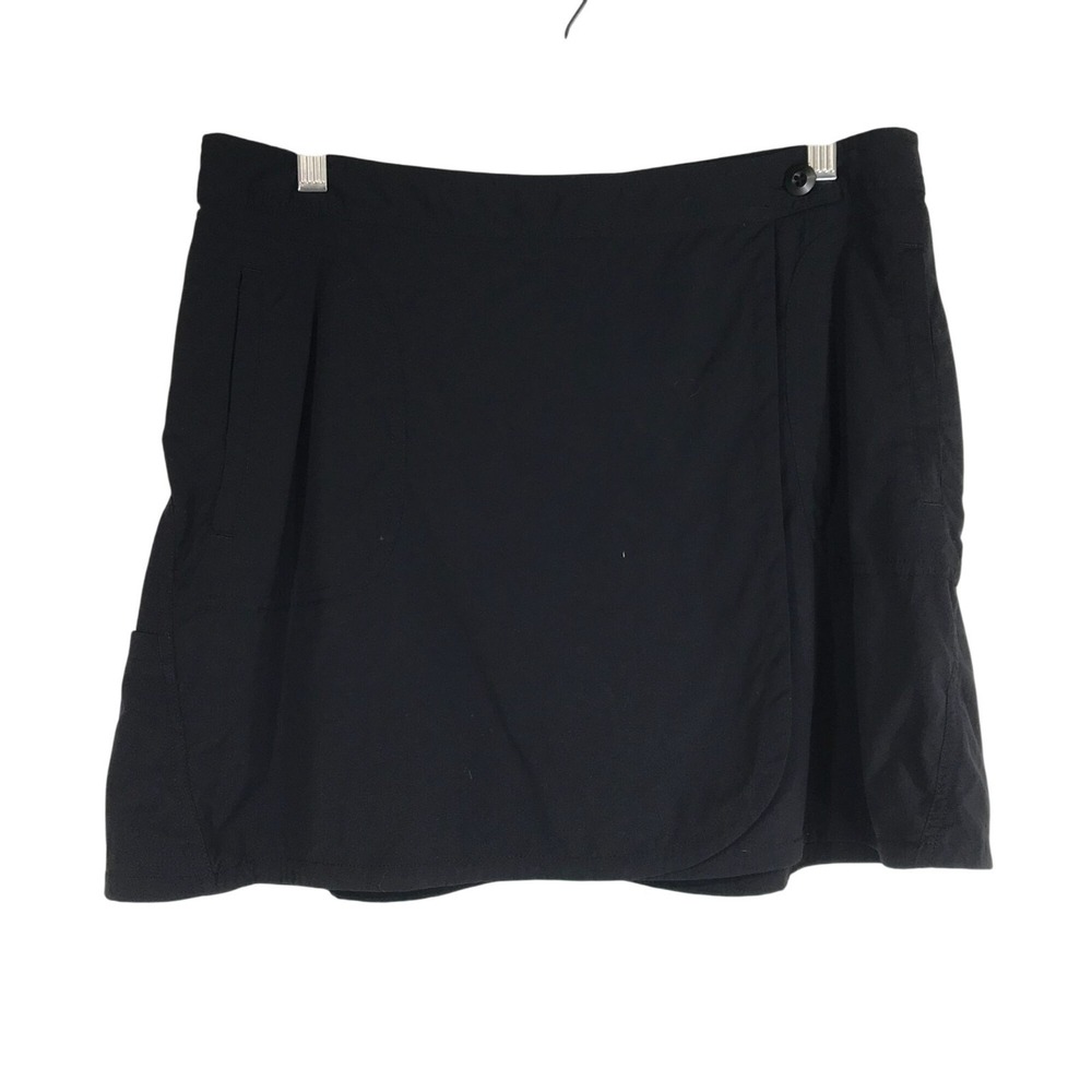 PATAGONIA‎ - WOMEN'S 10 -BLACK NYLON BLEND SKORT/SKIRT